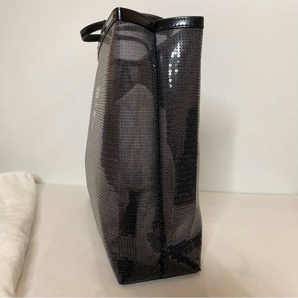 Prada Sequinned Logo Print Mesh Tote Bag NWT - Picture 10 of 15